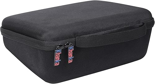 Miniatura 6 de khanka Estuche de viaje rígido de repuesto para Brother P-Touch Pt-d400 PTD400AD, PT-D410 etiquetadora, solo funda (negro)