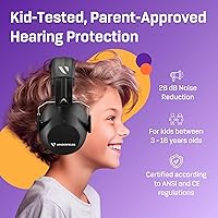Vista 58 de Vanderfields Kids Ear Protection Earmuffs - Noise Cancelling Headphones for Kids, Autism, Toddler, Children