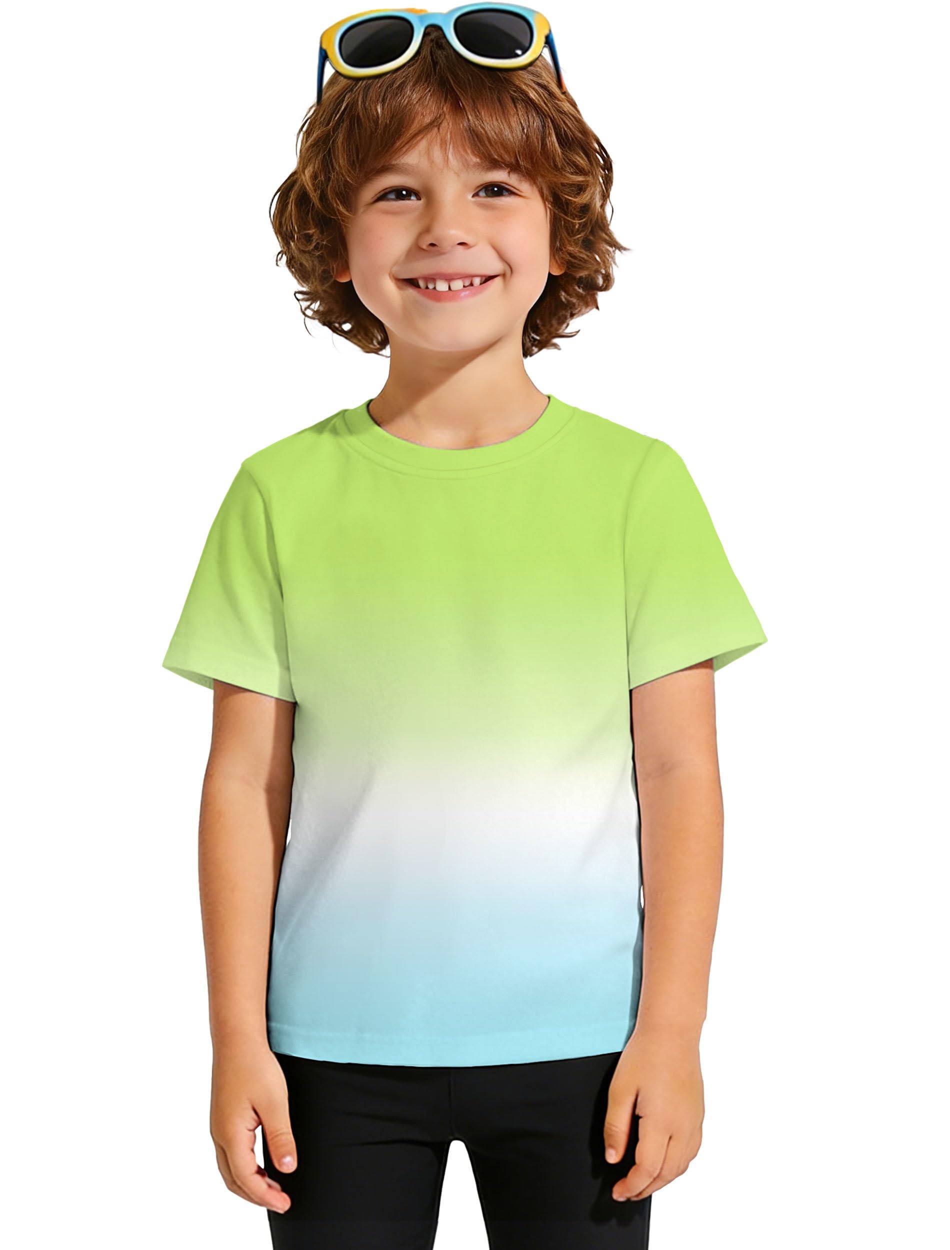 ANGEL CITIZ UPF 50+ UV Shirt Kinder Mädchen Schutzkleidung Jungen Badeshirt Kurzarm Schwimmshirt Wassersport Top 125-155