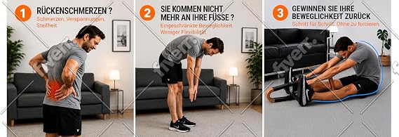 4-Xtnd Back and Leg Extender - Progressive and Controlled Stretch