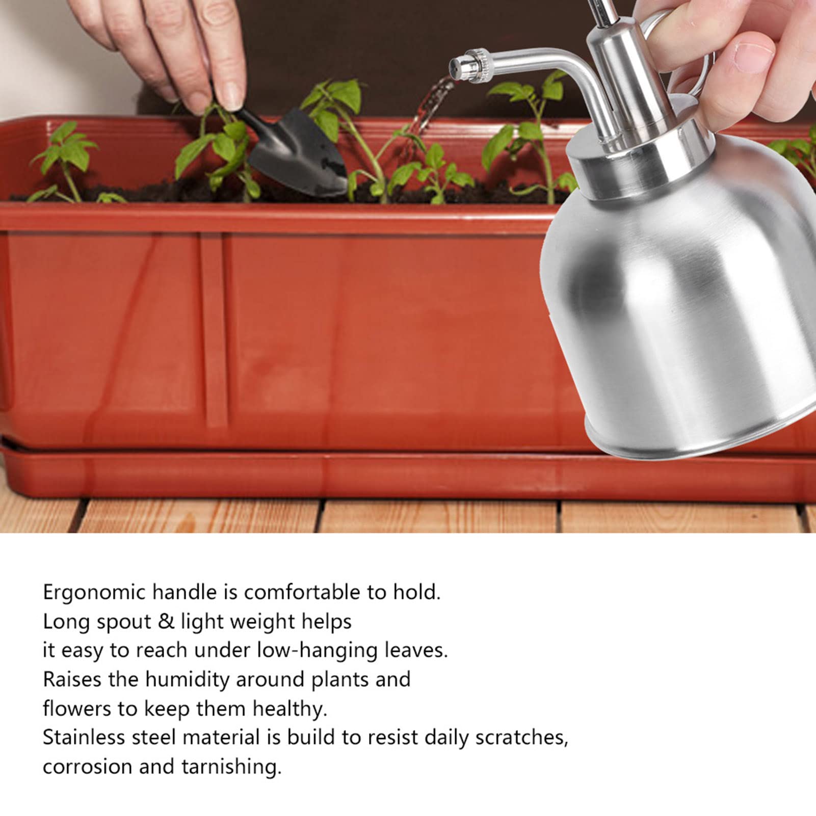 KREMORV Flacons Pulvérisateurs De 300 Ml En Plastique Vides Rechargeables Avec Pulvérisateur à Tête Réglable, Bouteille D'eau Brume/ruisseau Pour Produits De Nettoyage, Plantes, Dressage D'animaux