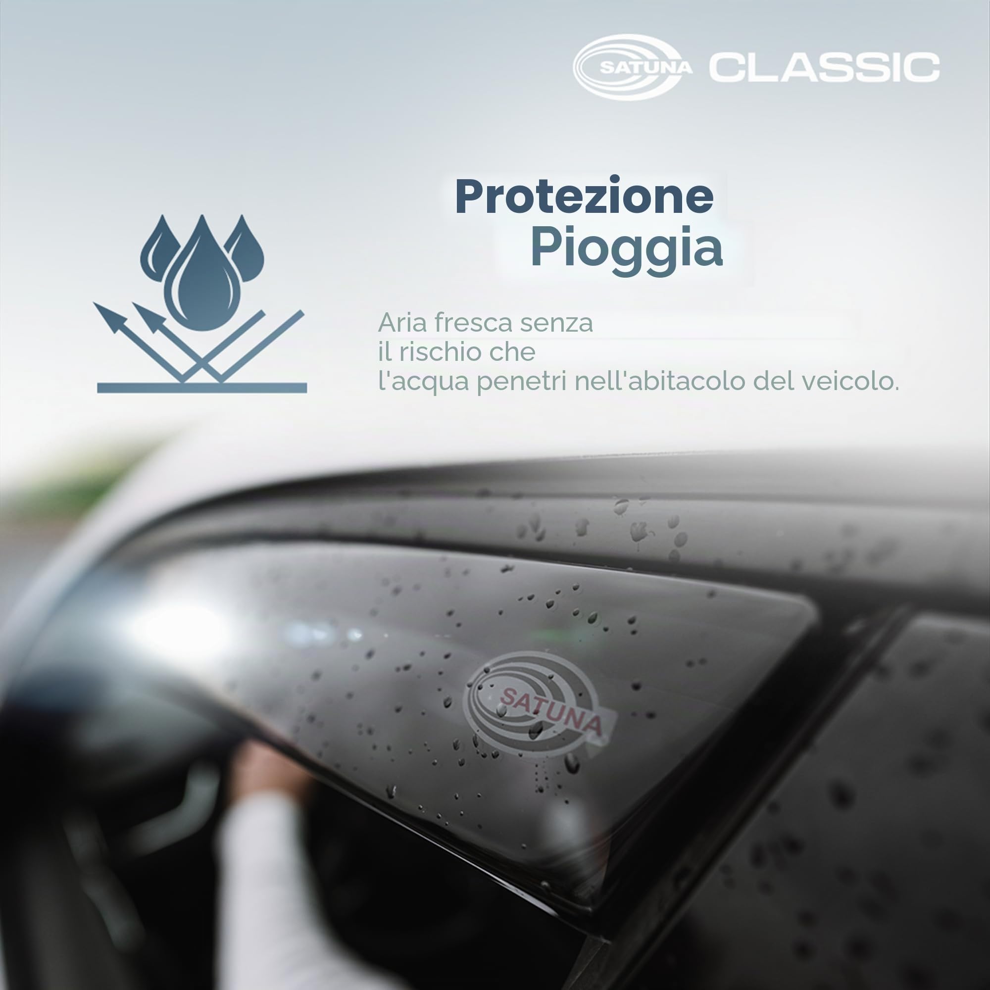 M MOTOS Deflettori Finestrini Auto per Dacia Sandero Stepway III dal 2020 Deflettori d'Aria Antiturbo e Antivento, Protezione dalle Intemperie, Riduzione del Rumore, Installazione Semplice, Durata e R