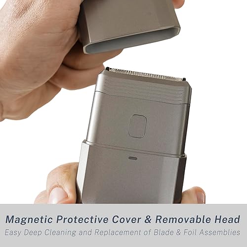 Miniatura 9 de Afeitadora de cabeza para hombres calvos, maquinillas de afeitar eléctricas húmedas y secas, impermeables, rotativas 7D para cabeza y cara,