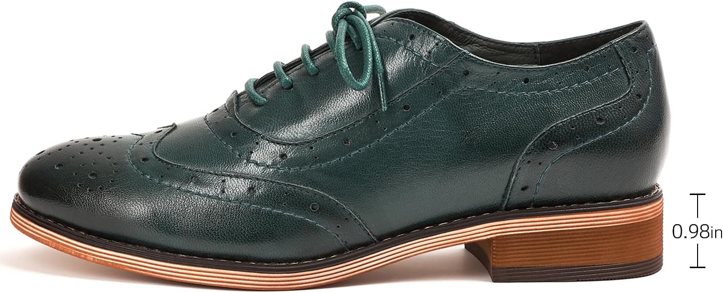 Mona Flying Oxford Shoes For Women Mona Flying Women's Printed Oxfords Brogue Derby Ladies Lace Up Leather Shoes Black | Shoes Aldo Shoes For Women
