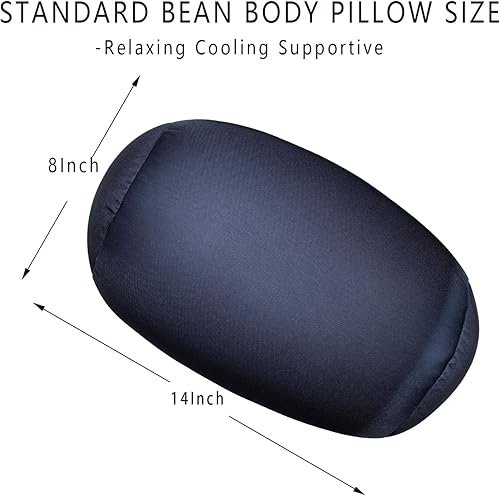 Miniatura 10 de FABSKIY Almohada de cuello de microcuentas, 7 x 12 pulgadas, almohada suave de viaje para niños, adultos, silla de dormir asiento de automóvil,