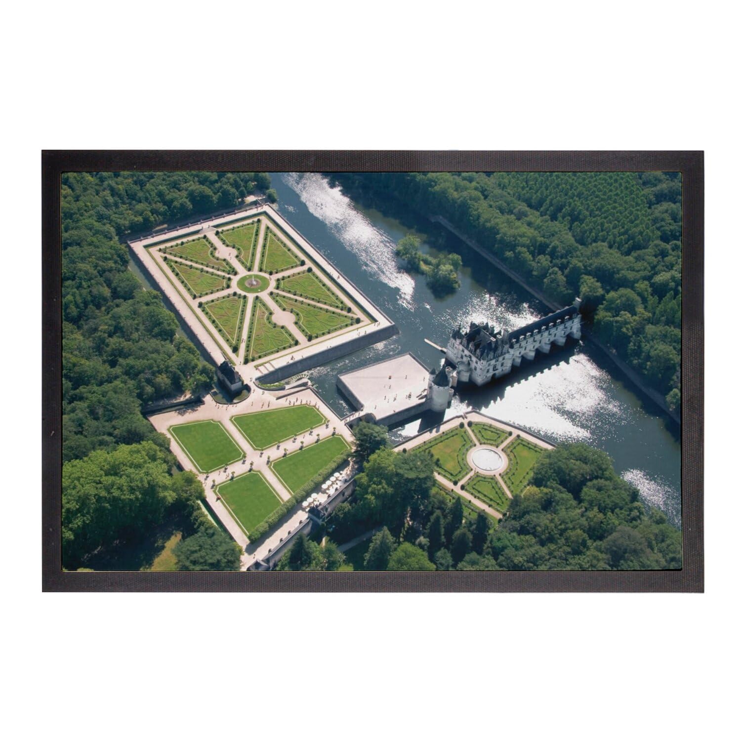 Paillasson Chateau de Chenonceau tapis entree Loire 60x40