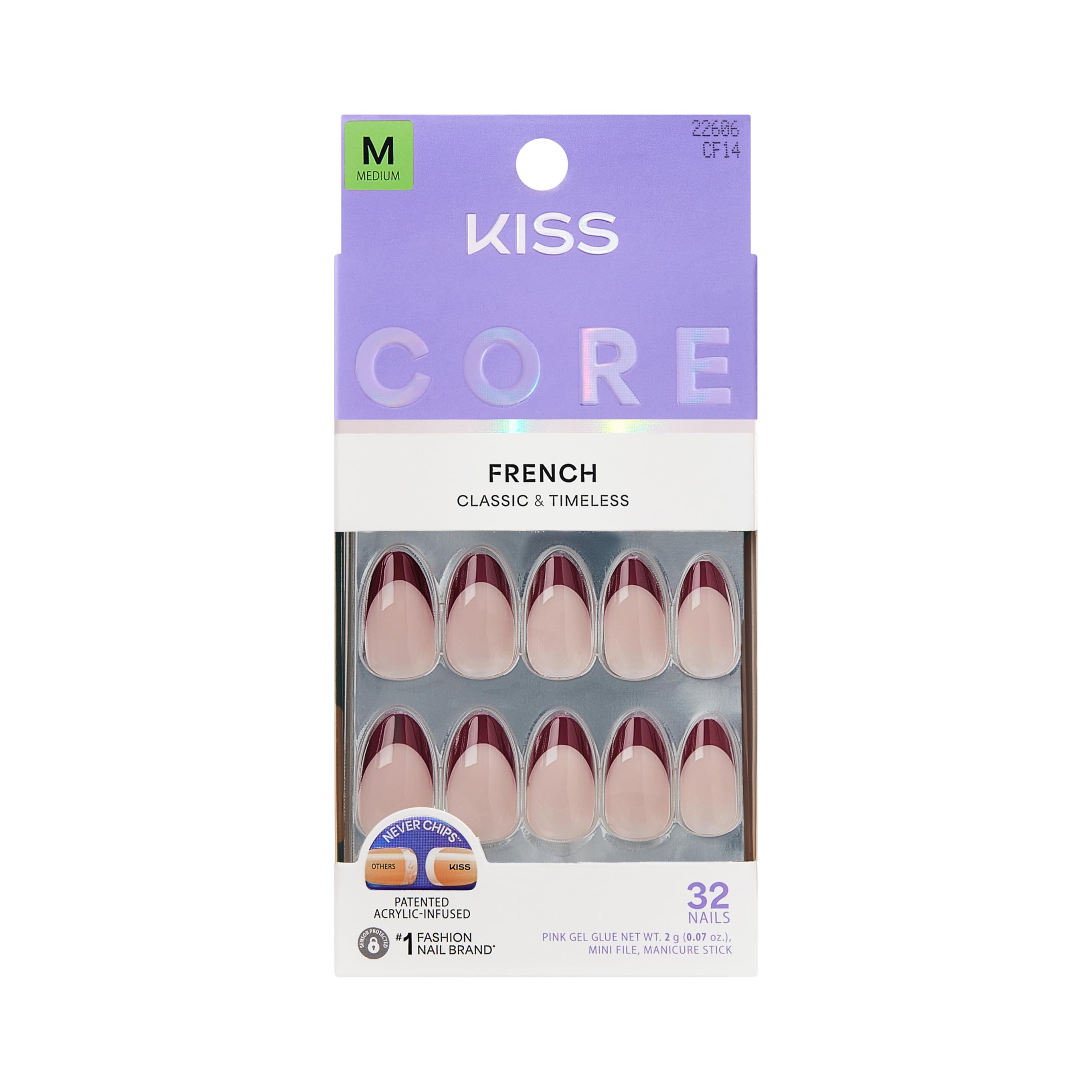 Kiss Core Press On Nails - French Tips -13 Kiss Core Press On Nails - French Tips -13