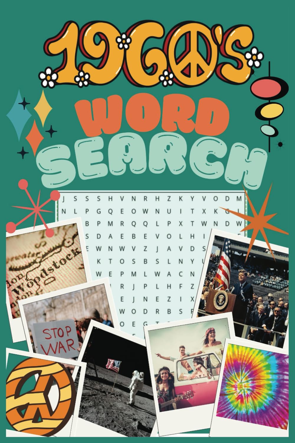 1960s Word Search: 1960s Word Search Book for Adults and Teens | Nostalgic Fun | 6 x 9