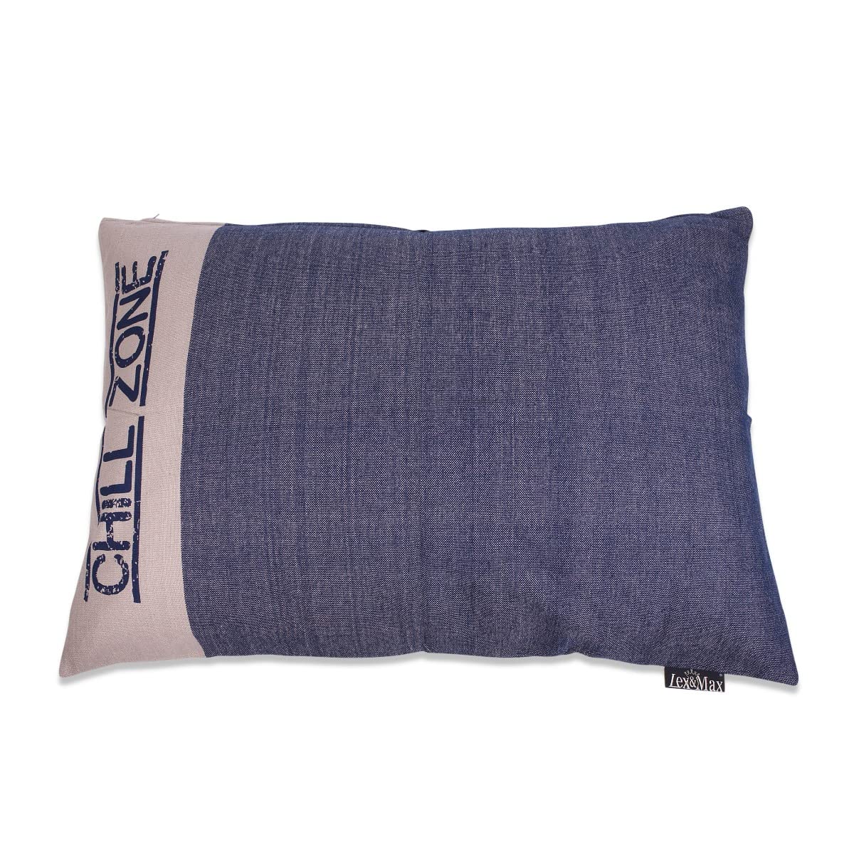 Lex & Max COVER RECT. CHILL-ZONE 100X70 DARKBLUE