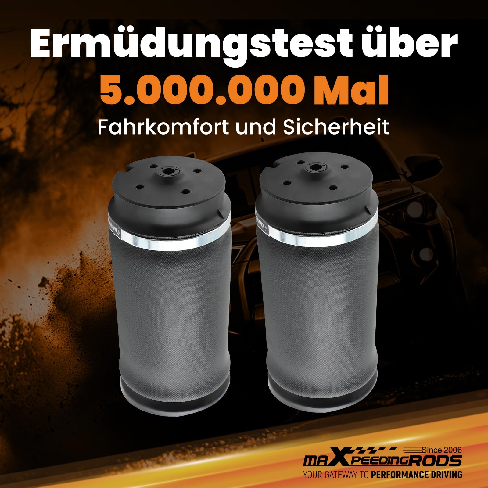maXpeedingrods Luftfederung Luftfeder Hinten Paar für GL-Klasse M-Klasse W164 X164 4matic