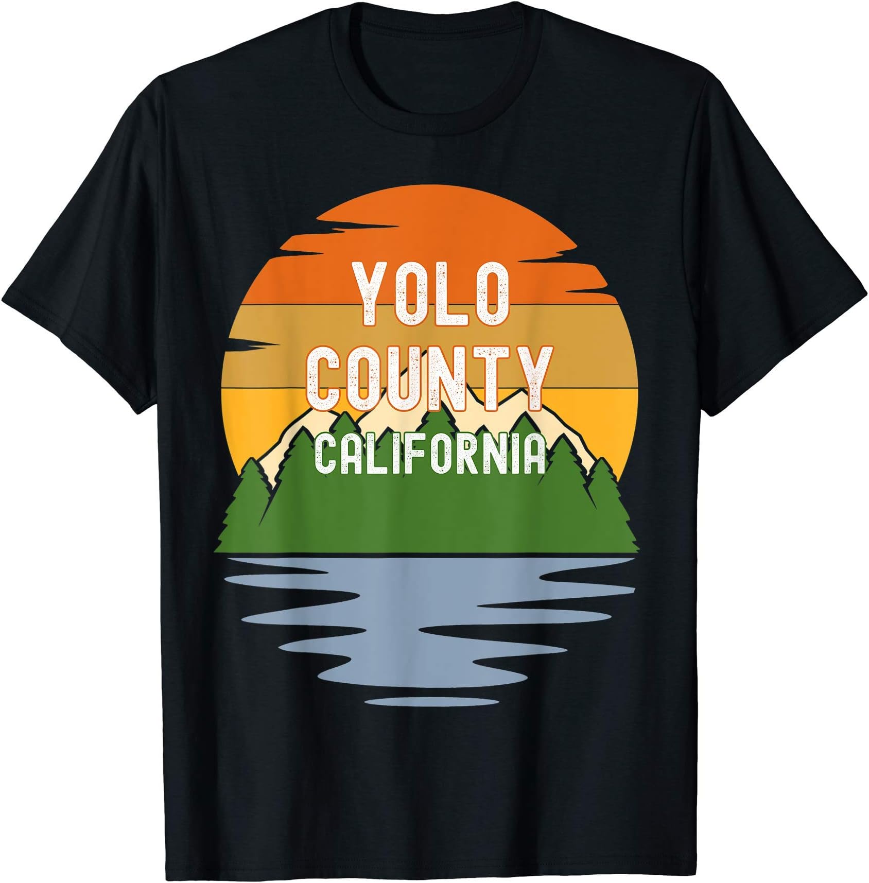 Yolo County CaliforniaFrom Yolo County California Vintage Sunset T-Shirt