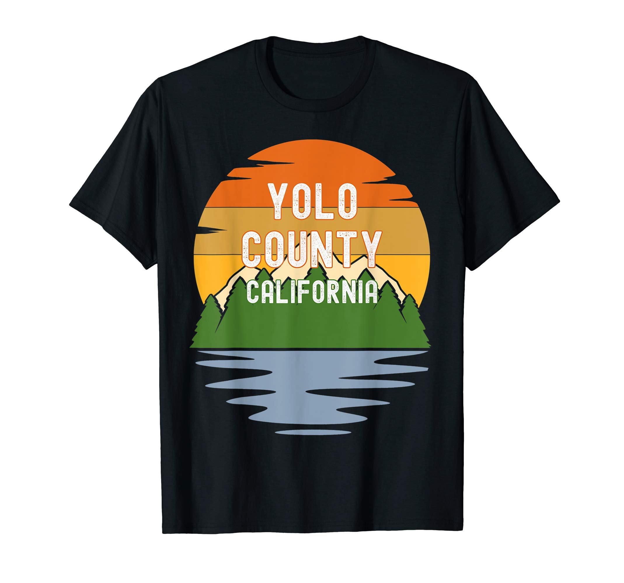 Yolo County CaliforniaFrom Yolo County California Vintage Sunset T-Shirt