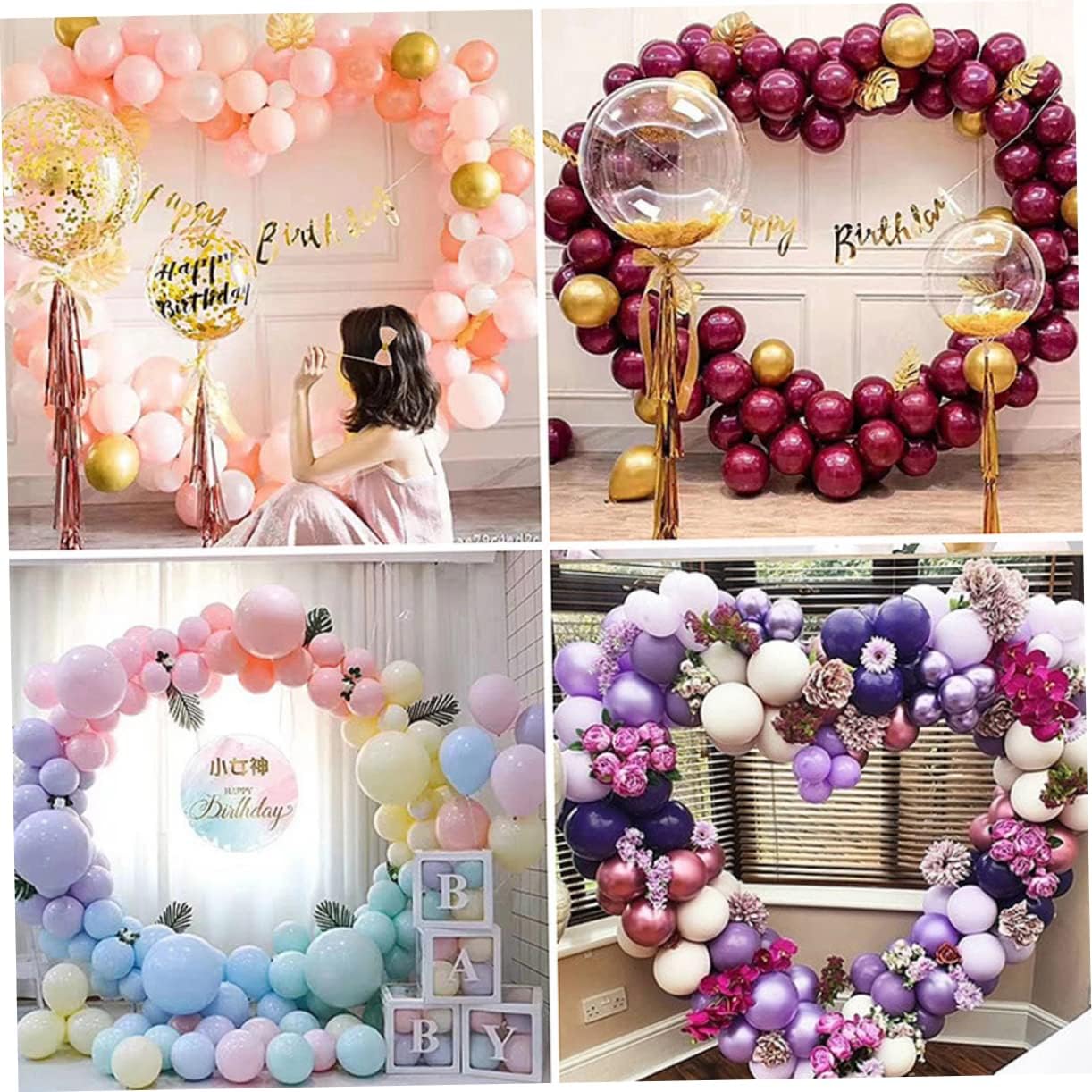 1set Heart Shaped Balloon Arch Kit Water Fillable Base Easy to Assemble Balloon Stand for Wedding Birthday and Party Decorations Stable and Attractive Design