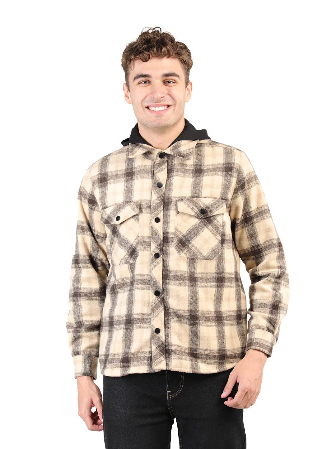 chkokko Men Polyester Blend Standard Length Winter Wear Jacket-picture-36
