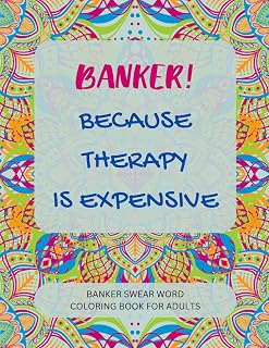 Banker Swear Word Coloring Book For Adults