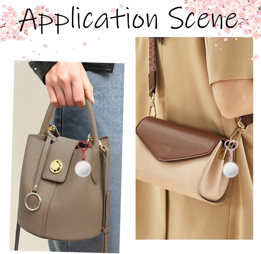 48Pcs 8 Colors Heart Keychain Clasp Color Swivel Clasp Hooks Bulk Colorful Cute Metal Keyring Lobster Claw Heart Trigger Spring Buckle Key Chain Snap Hook for DIY Making Purses Keys Decor - Image 5