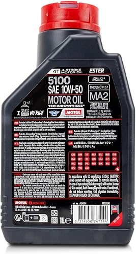 Miniatura 2 de Motul 836815 5100 4T Aceite Sintético 10W50