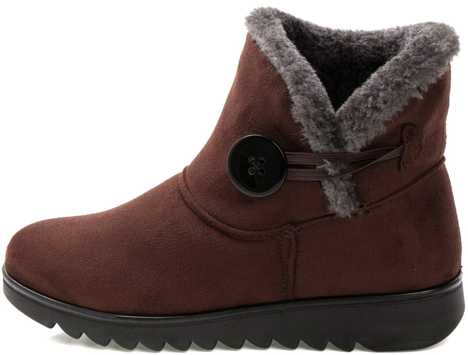 Vunavueya Stivali Donna Invernali Scarpe Stivaletti da Neve con Imbottitura Calda Stivali alla Caviglia Caldi Boots Scarpe 35-41.5
