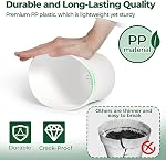 T4U 6.3 Inch Plant Pots 8 Pack, Planters with Drainage and Saucers for Gardening Enthusiasts, Indoor Outdoor Patio Decor for Snake Plants, Herbs, Aloe and Ivy(White) | Peace lily spider ivy, Kitchen windowsill shelf, Houseplant herbs basil, Durable l