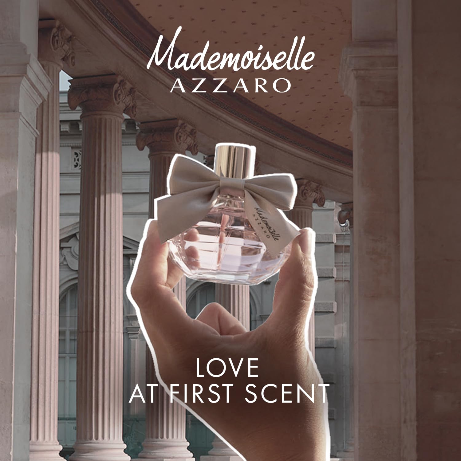 Azzaro Mademoiselle Eau de Toilette Donna, Profumo Donna Fresco e Floreale, Fragranza dalle Note Fruttate e Legnose, Con Pesca, Peonia, Fiore D'Arancio e Iris, A Lunga Durata