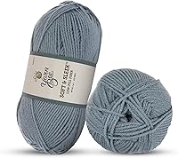 Vista 43 de Hobby Lobby Hilo Blanco Yarn Bee Suave y Elegante, 186 Yardas