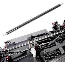 Carbon Fiber RC Center Brace Bar for Arrma 1/7 Limitless F1 Felony/Infraction/Limitless 6S, 309mm Length Lightweight Carbon Material Upgrades Replacement Part ARA320502