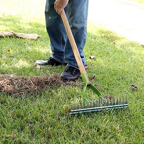 Miniatura 6 de Ames serie Poly rastrillo recolector de 8 pulgadas - 2915900, 38 cm rastrillo para paja, 15", Marrón