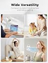 MERTTURM® Portable Desk Fan, Rechargeable Small Table Folding Fan for Powerful Cooling, USB Electric Personal Silent Mini Desktop Fan with 4 Strong Wind Speeds for Home Bedroom Office Travel Outdoor gallery image