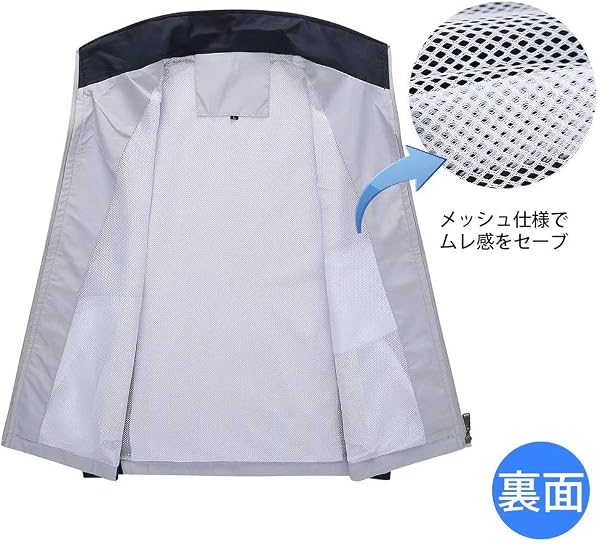 Muxuryee ジャージ メンズ 上下 セット スポーツウェア メンズ トレーニングウェア 通気 速乾 ジャージパーカー メンズ - 3
