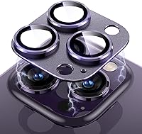 Vista 41 de Uyiton Protector de lente de cámara compatible con iPhone 17, no es fácil de romper, fuerte absorción, compatible con fundas, cubierta de pantalla