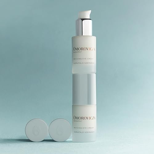 Miniatura 3 de Omorovicza Crema de ojos revitalizante (0.51 onzas), crema iluminadora debajo de los ojos con árnica, extracto de alfalfa y péptido de avellana,