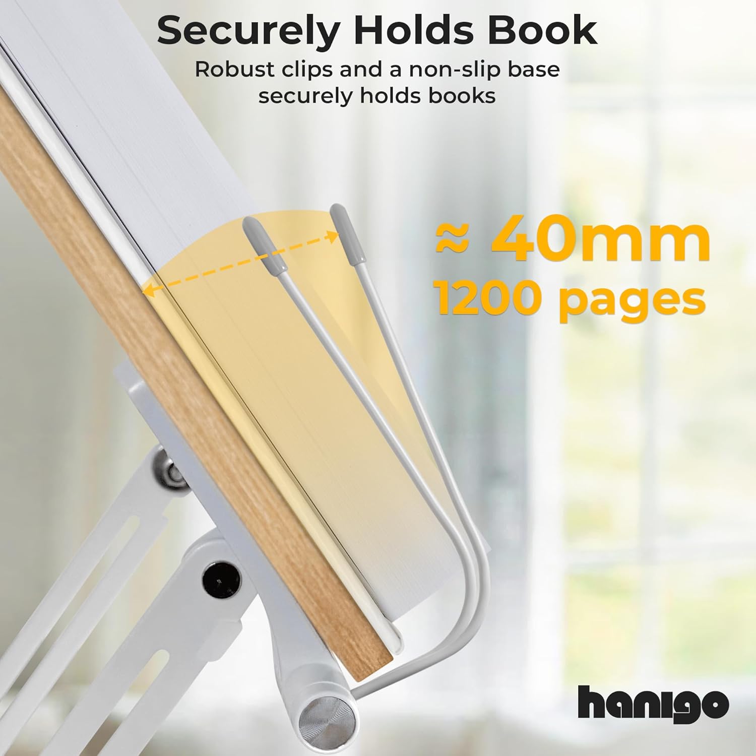 Book Stand for Reading - Adjustable Book Holder with 360° Rotating Base, Ergonomic Design for Extended Reading, Foldable and Portable, Necessity for Textbook, Bible, Cookbook, Music Scores, Tablet