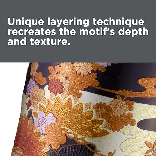 Miniatura 9 de Tiger Taza de viaje aislada de arte japonés, 16 oz (16.2 fl oz), 100 años de tradición Kyoto Yuzen, fabricada en Japón, botella de agua de acero