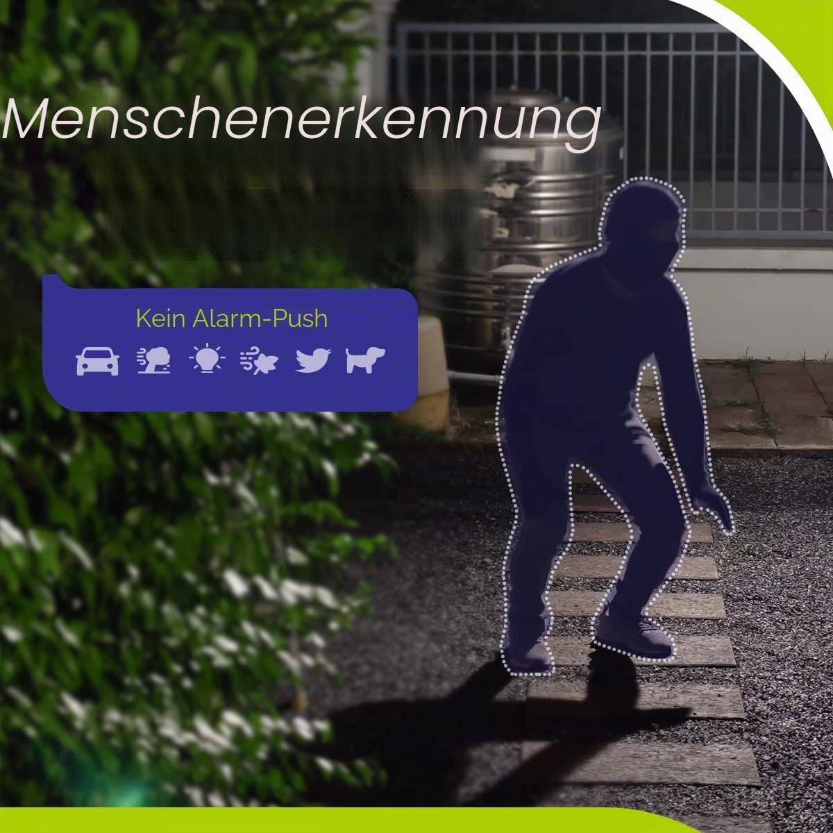 SANNCE Überwachungskamera-Set, 16 Kanäle, DVR, 1080p, 16 Kameras, 2 MP, Videoüberwachungssystem, IP66, wasserdicht, Nachtsicht, 2 TB HDD