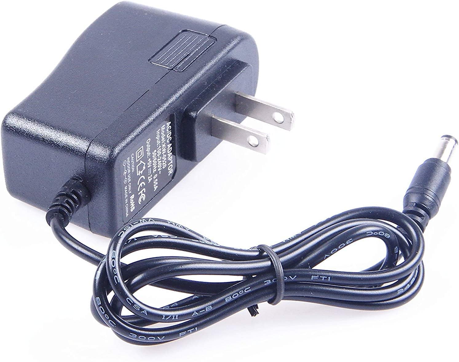 5V 1.5A Power Supply Adapter Adaptor Charger DC AC 100V-240V Extra Long 1m 3.3ft Cord 5.5mm x2.1mm (5.5mm x2.5mm)