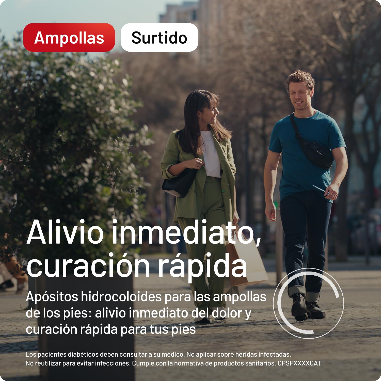 COMPEED Ampollas Surtido, Apósitos Hidrocoloides Contra Rozaduras , Pack 5 uds.