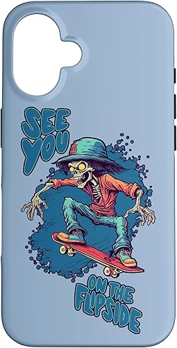 Skateboarder skaterramp funny Quote Skateboarding Skateboard Case for iPhone 16