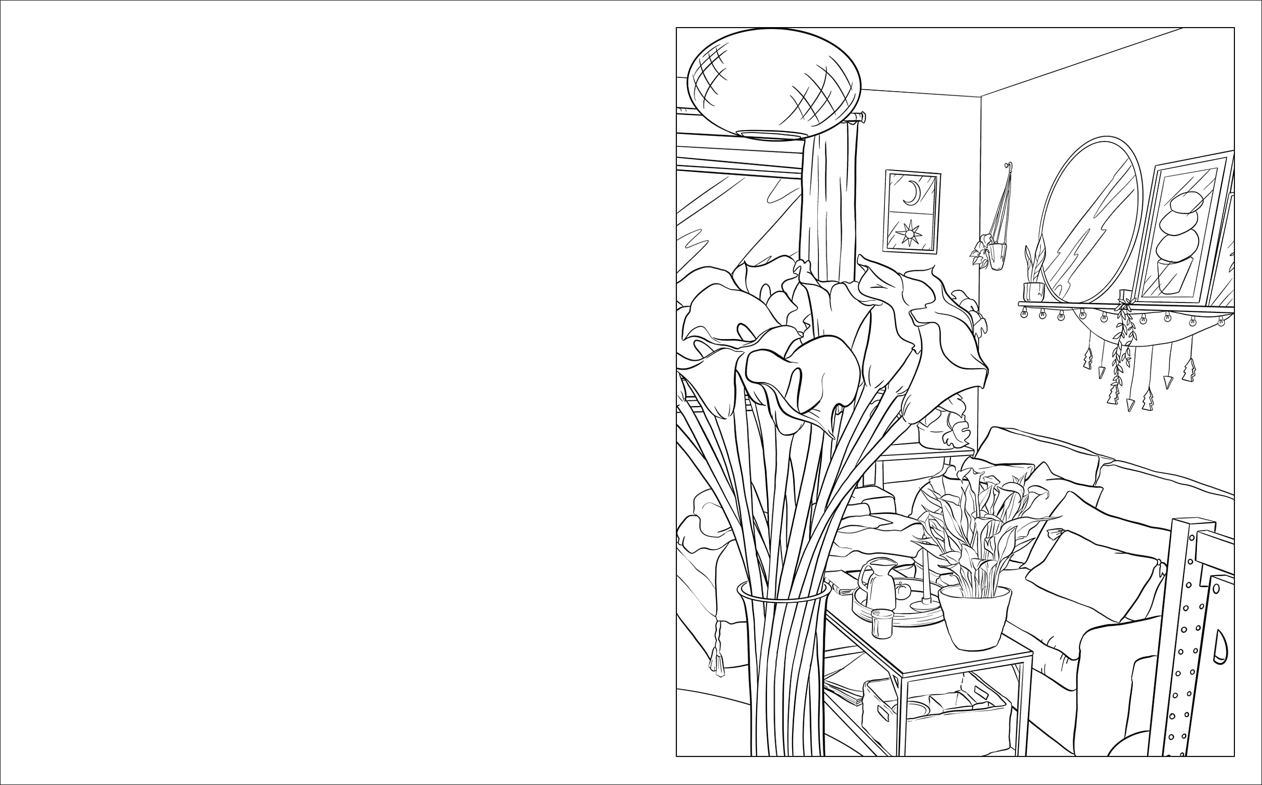 The House Plants Coloring Book