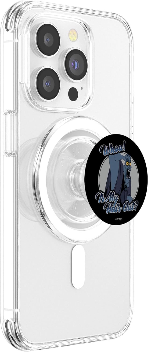 Disney Villains Hades Whoa Is My Hair Out PopSockets MagSafe PopGrip for iPhone