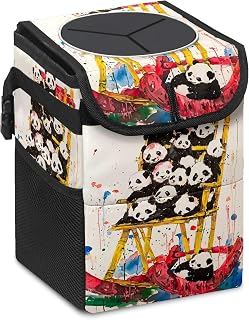 Car Trash Can – Multi-Purpose, Lightweight and Portable with Durable Water-Resistant Coating, No Installation Required, Practical and Ample Capacity, Variety of Colors.Red Panda