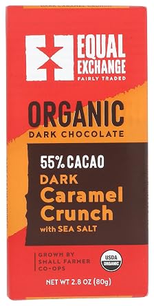 Equal Exchange, Bar Chocolate Caramel Crunch Organic, 2.8 Ounce