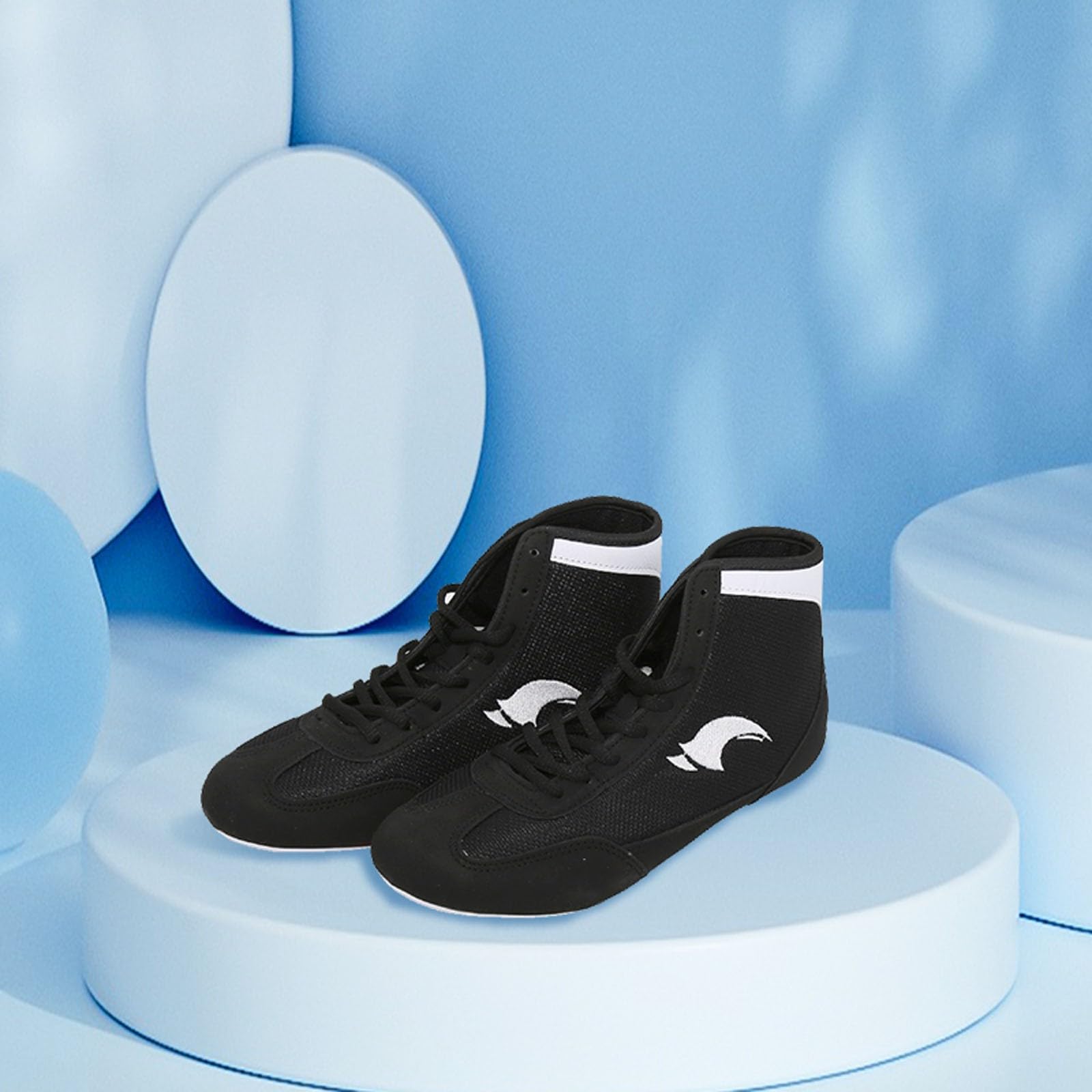 Botas de Lucha para Niños Antideslizantes Boxeo Zapato Descalzo Minimalista Fitness Artes Marciales Wrestling