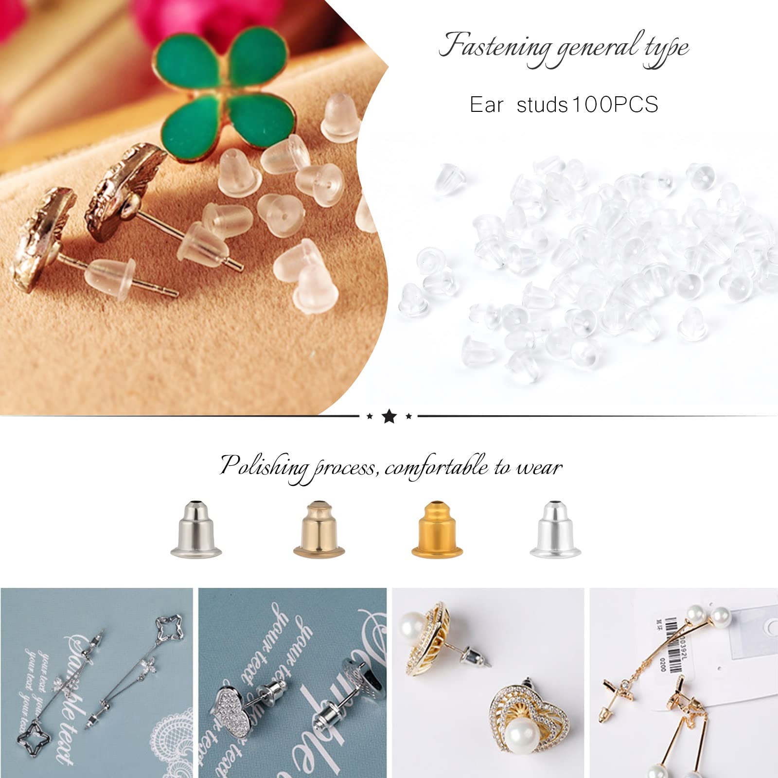 Kit Fabrication Boucles D'oreilles 960 Pièces - Crochets, Anneaux Et Fermoirs En 6 Couleurs
