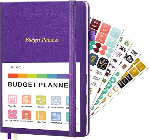 Planificador de presupuesto, libro de cuentas mensuales UpUGo y rastreador de facturas, organizador financiero sin fecha, cuaderno de seguimiento de disponible en Yaxa Peru