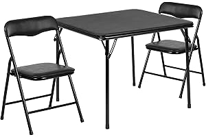 Flash Furniture Kids Folding Table and Chairs Set