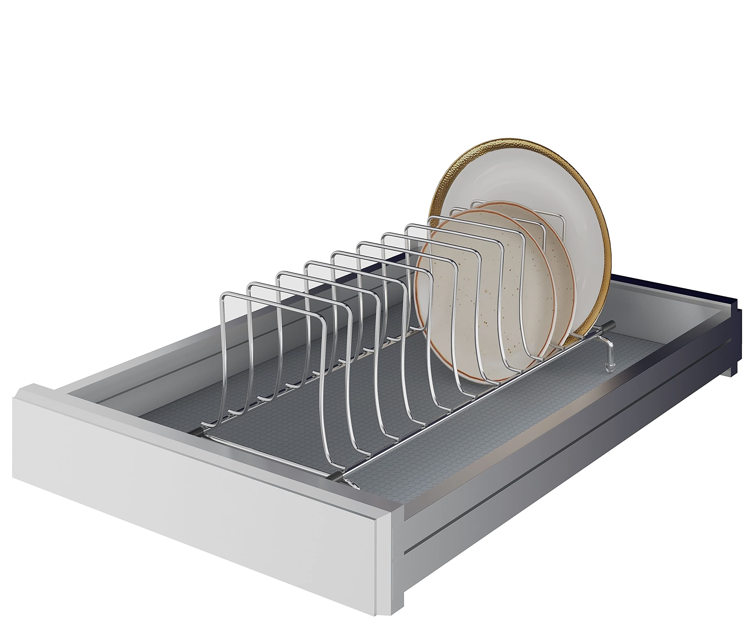 LEVON Stainless Steel Thali Rack - Dish Organizer -3