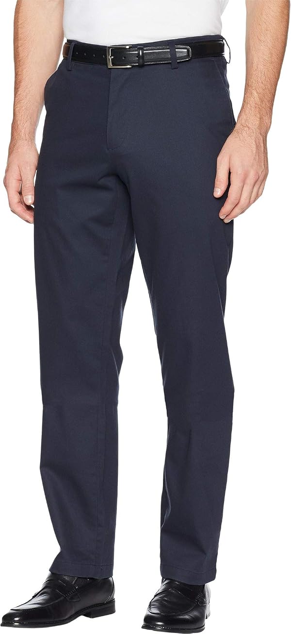 Dockers® Men's Straight Fit Signature Lux Cotton Stretch Khaki Pant, Navy, 42W x 30L by DOCKERS - Used condition - Image 2