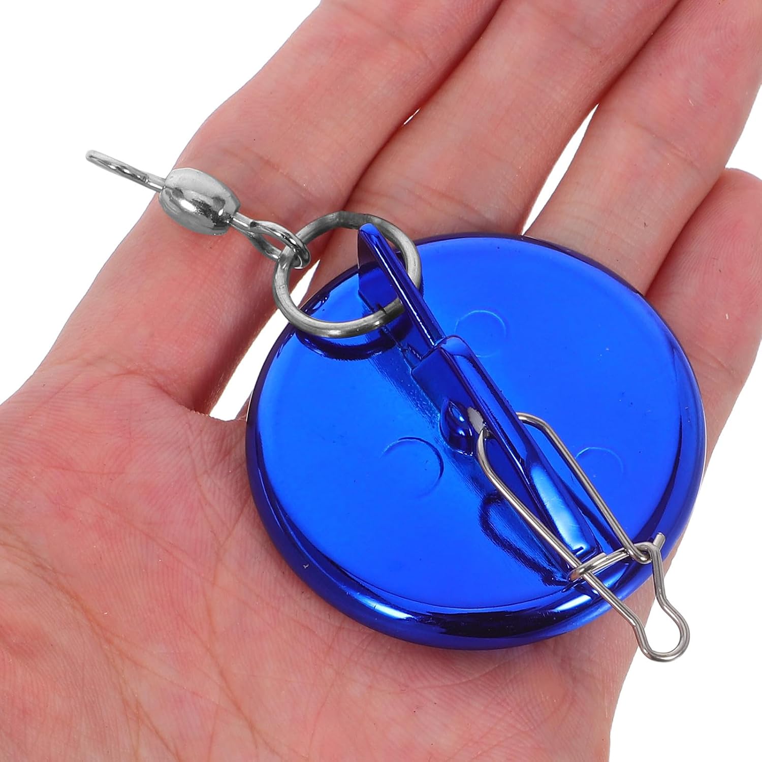 Kisangel Fishing Trolling Lure Disc Diver Connector with Precise Angle Adjustment and Corrosion Resistant Stainless Steel for Saltwater Deep Sea Angling Accessories