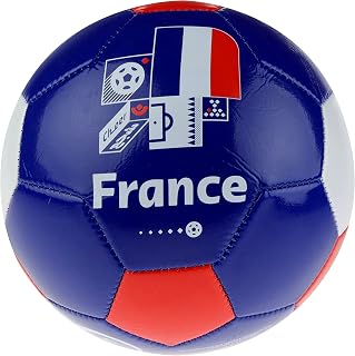 FIFA World Cup Qatar 2022 Team France Soccer Ball Souvenir Display, Officially Licensed Futbol for Youth and Adult Soccer Players, Blue