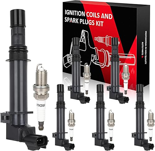 Vista 1744 de SCITOO 1 bobinas de encendido con 4 bujías de iridio para Chevrolet 2011-2015 Cruze 1.4L 2016 Cruze Limited 1.4L 2012-2020 Sonic 1.4L 2013-2021 Trax